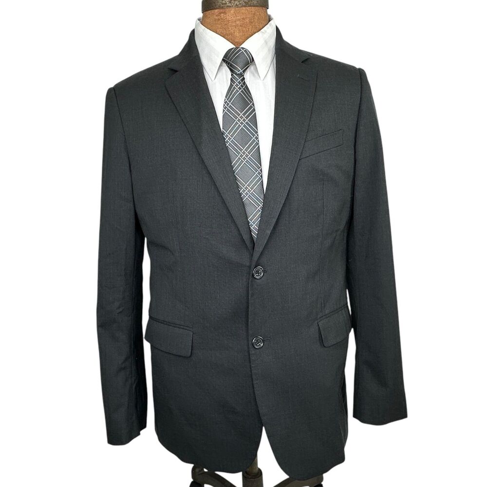 Banana Republic Mens Blazer Sport Coat Two Button Casual Jacket 40R Marzotto 120